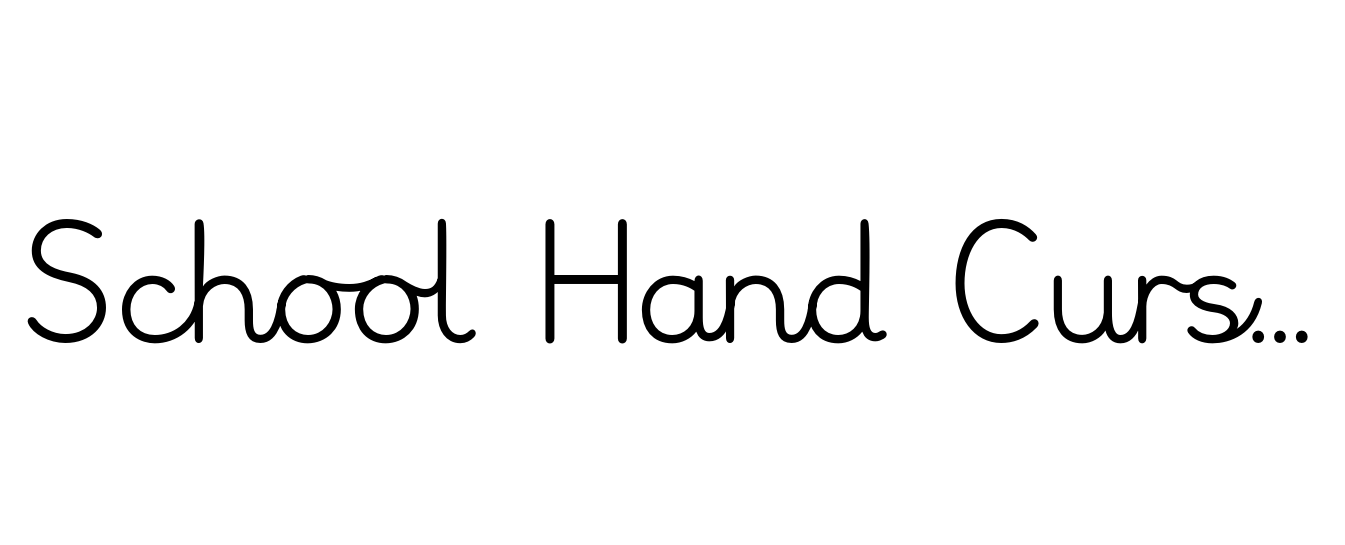School Hand Cursive